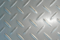 Corrugated stainless steel sheet, AISI 304 steel