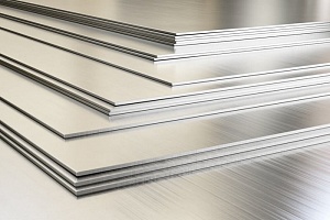 Matt stainless steel sheet, AISI 304 L steel (03X18H11)